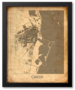 City Map Art - World Map Prints