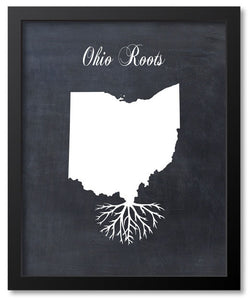 Roots Art - States - Map Prints