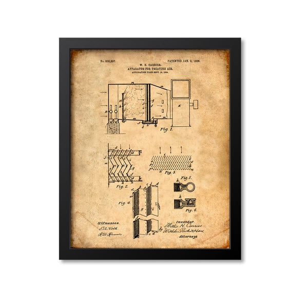 Air Conditioning Patent Print