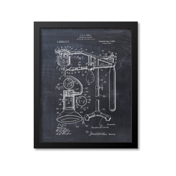 Anesthetic Machine Patent Print