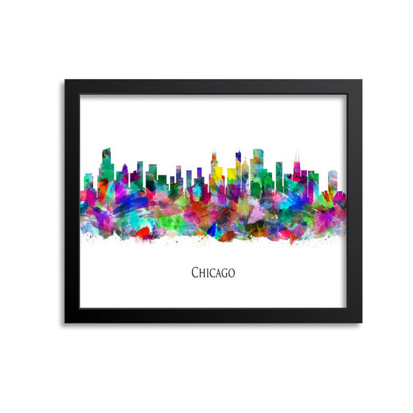 Chicago Skyline Painting Art Print