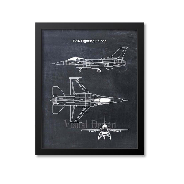 F16 Fighting Falcon Patent Print