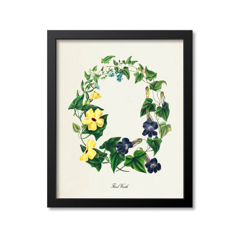Floral Wreath Art Print