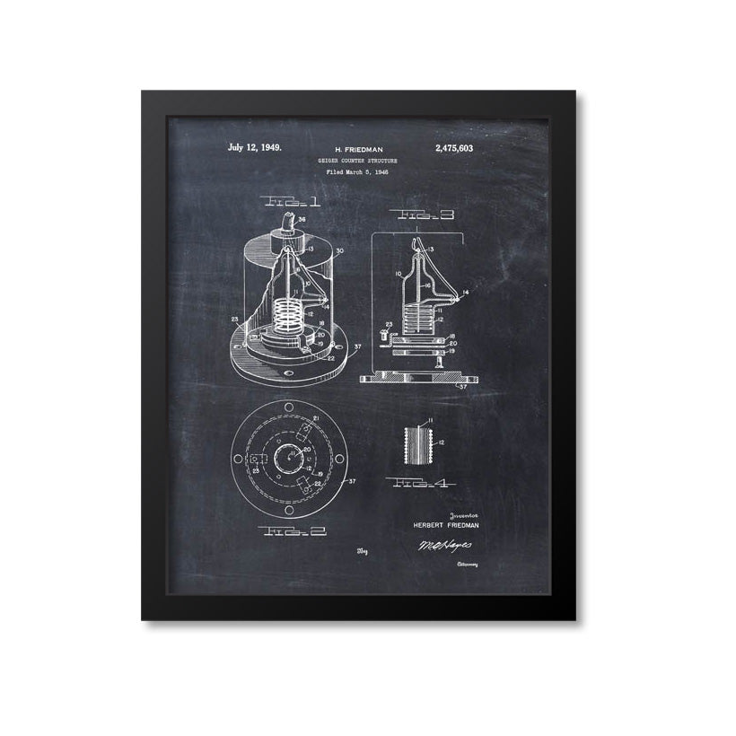 Geiger Counter Patent Print