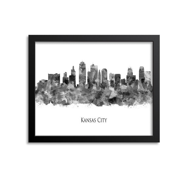 Kansas City Skyline Painting Art Print