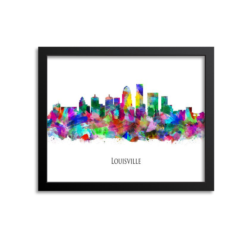 Louisville Skyline Painting Art Print