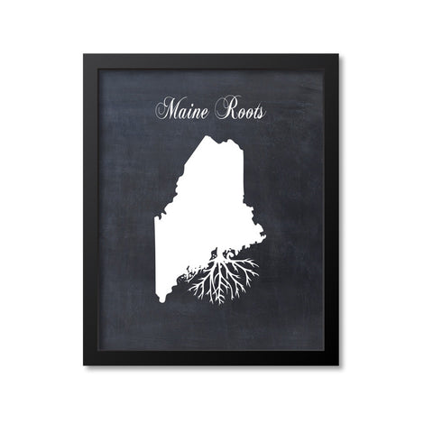 Maine Roots Print
