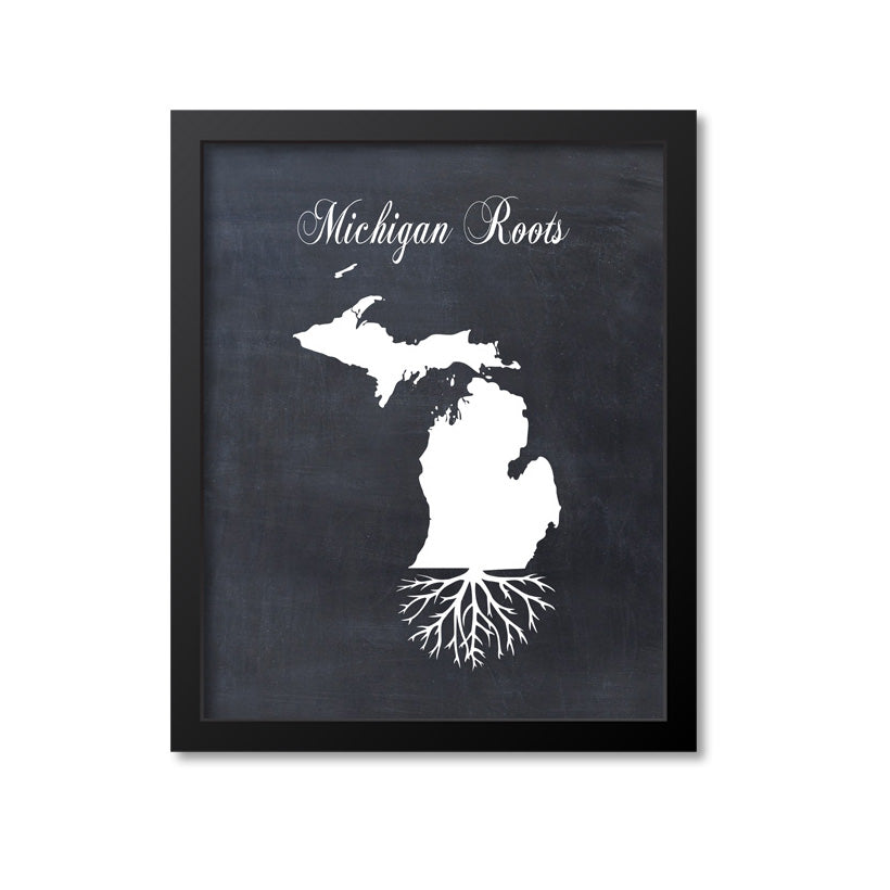 Michigan Roots Print