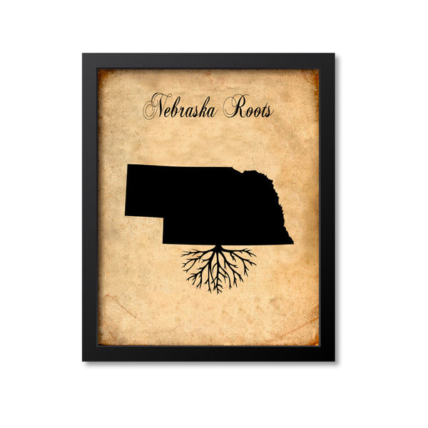 Nebraska Roots Print