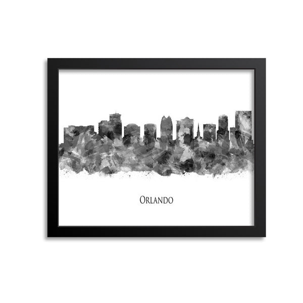 Orlando Skyline Painting Art Print