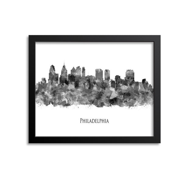 Philadelphia Skyline Painting Art Print