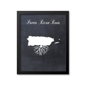 Puerto Rican Roots Print