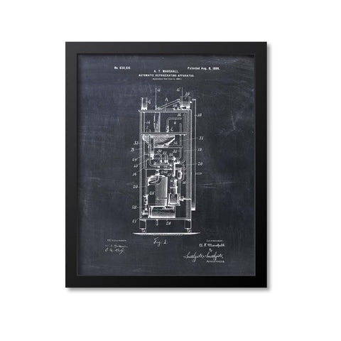 Refrigerator Patent Print