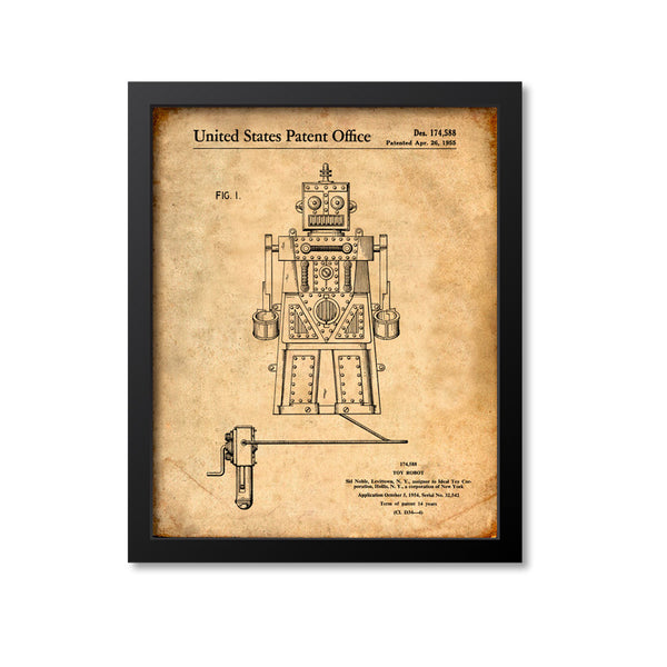 Toy Robot Patent Print