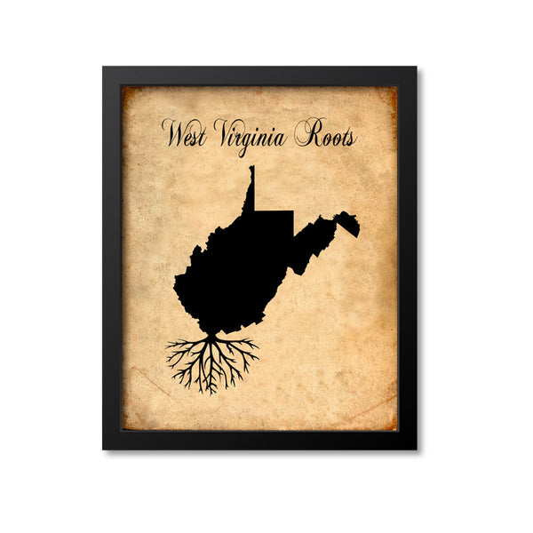 West Virginia Roots Print