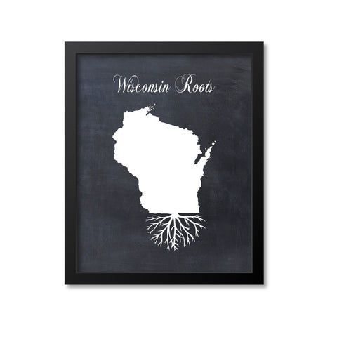 Wisconsin Roots Print