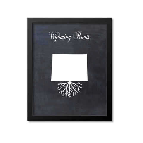 Wyoming Roots Print