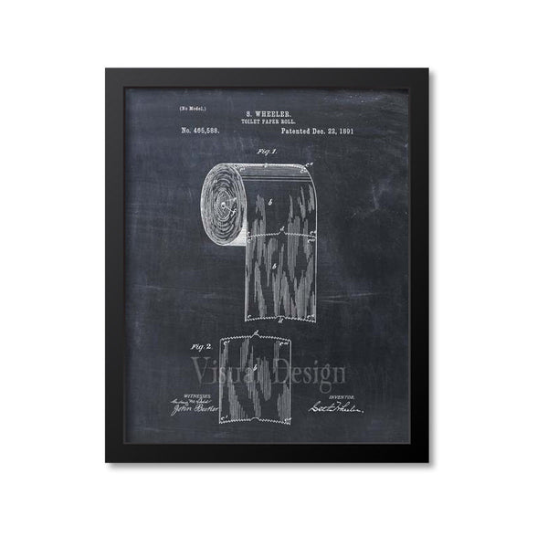 Toilet Paper Patent Print