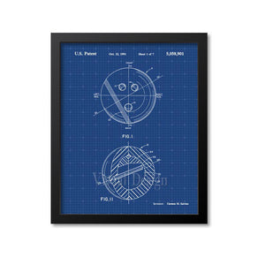 Bowling Ball Patent Print