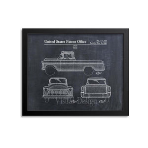 Chevy Truck Patent Print