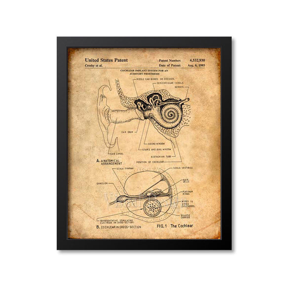 Cochlear Implant Patent Print