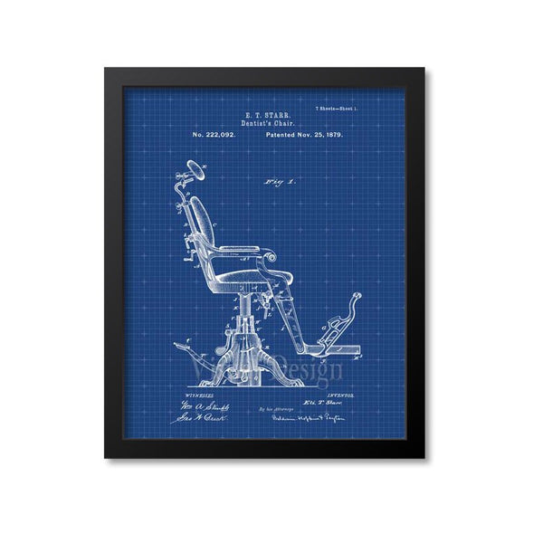 Dentist'S Chair Patent Print