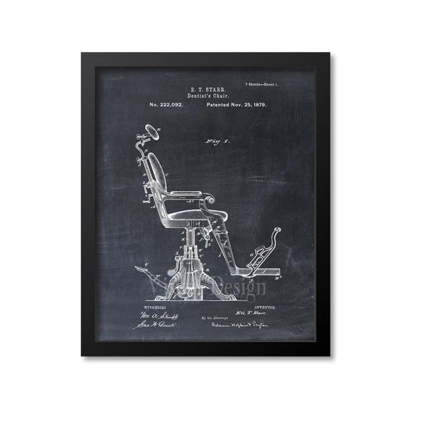 Dentist'S Chair Patent Print