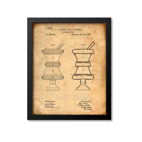 Druggists Sign Patent Print