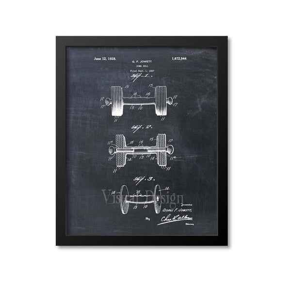 Dumbbell Patent Print