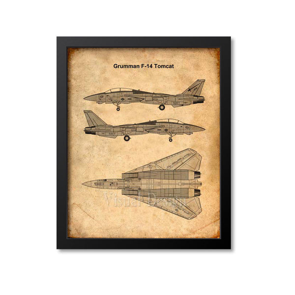 F14 Tomcat Patent Print