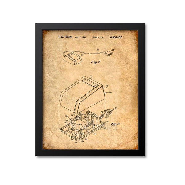 First Computer Mouse Patent Print