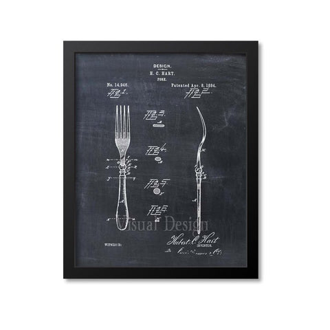Fork Patent Print