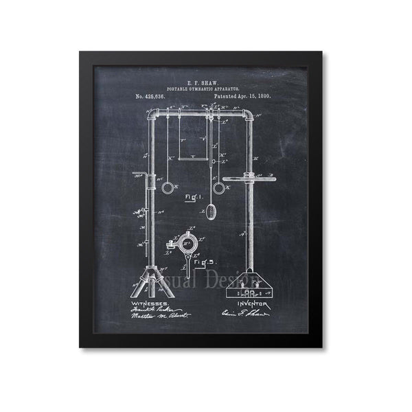 Gymnastics Equipment Patent Print