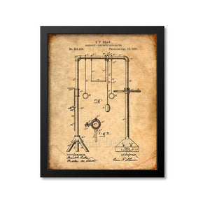 Gymnastics Equipment Patent Print