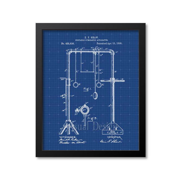 Gymnastics Equipment Patent Print