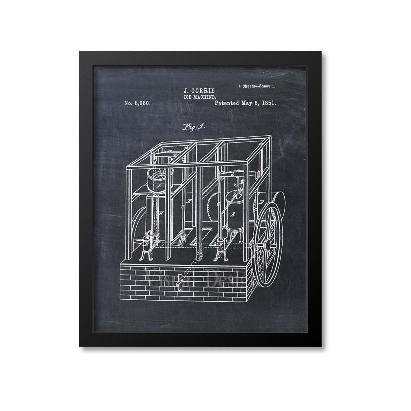 Ice Machine Patent Print