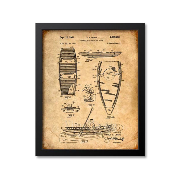 Kayak Patent Print