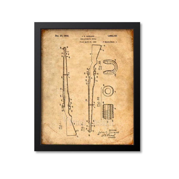 M-1 Rifle Patent Print