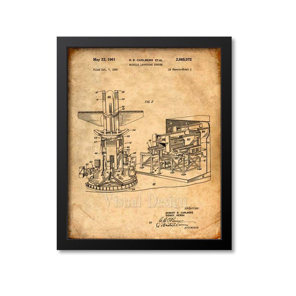 Missile Launching System Patent Print