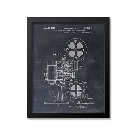 Motion Picture Projector Patent Print