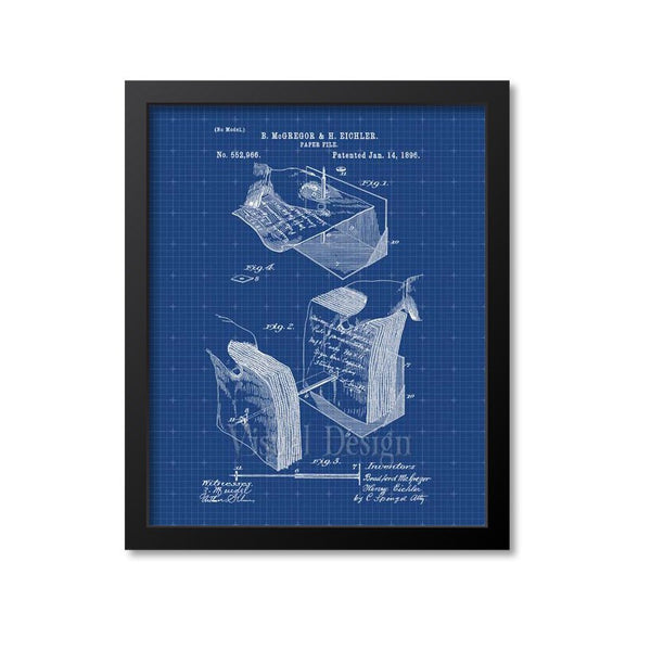 Paper File Patent Print