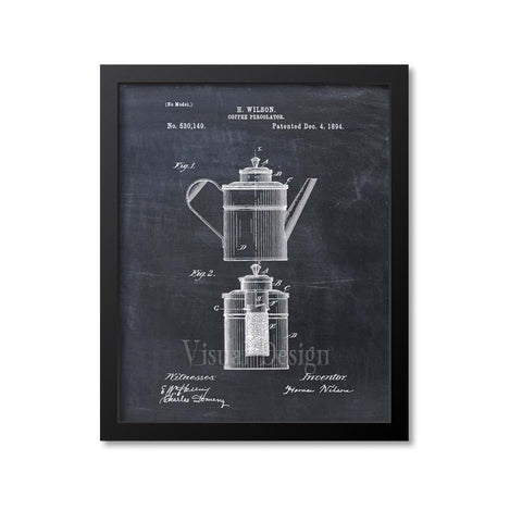 Coffee Pot Patent Print