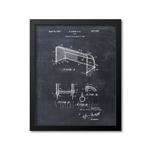 Soccer Goal Patent Print