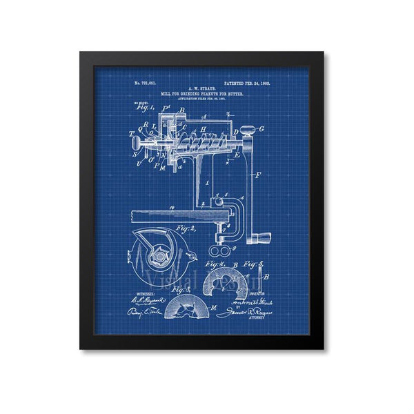 Peanut Butter Machine Patent Print