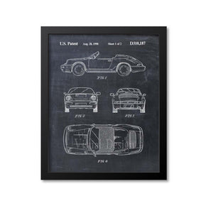Porsche 911 Patent Print