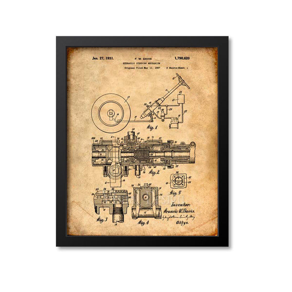 Power Steering Patent Print