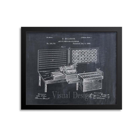 Punched Card Tabulation Patent Print