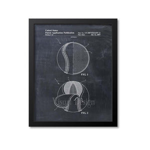 Softball Patent Print