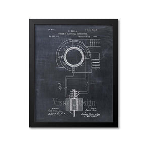 Tesla Transformer Patent Print