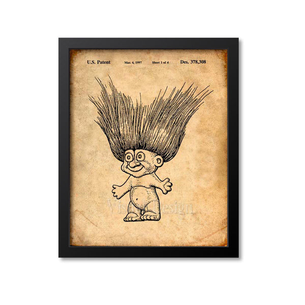 Troll Doll Patent Print